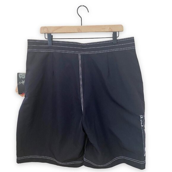 Billabong Black & White Swim Board Shorts Swim Trunks  New NWT, Men’s Size 36 - Picture 3 of 10